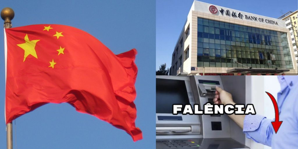 Crise bancária na China: mais de 40 bancos fecharam, aumentando o risco global. Descubra como isso pode impactar a economia! (Foto: reprodução)