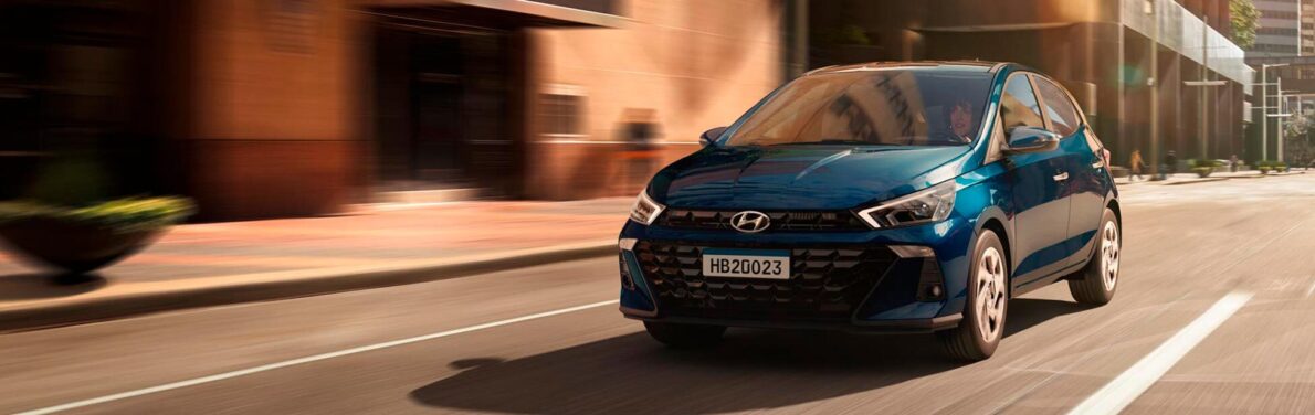 HB20. (Imagem: reprodução Hyundai)