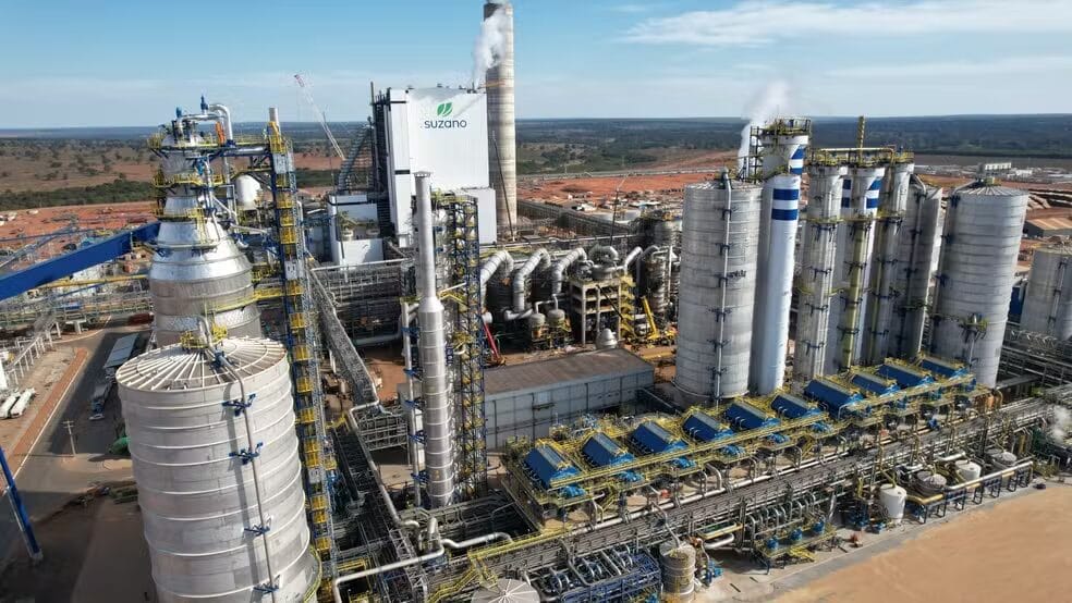 The largest pulp mill in the world is Suzano's and is located in Brazil. (Image: Suzano/Disclosure)