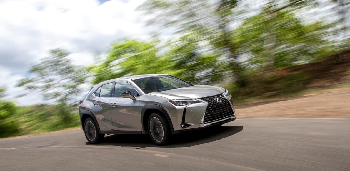 Lexus UX 250h, modelo premium da Toyota. (Imagem/ Divulgação)