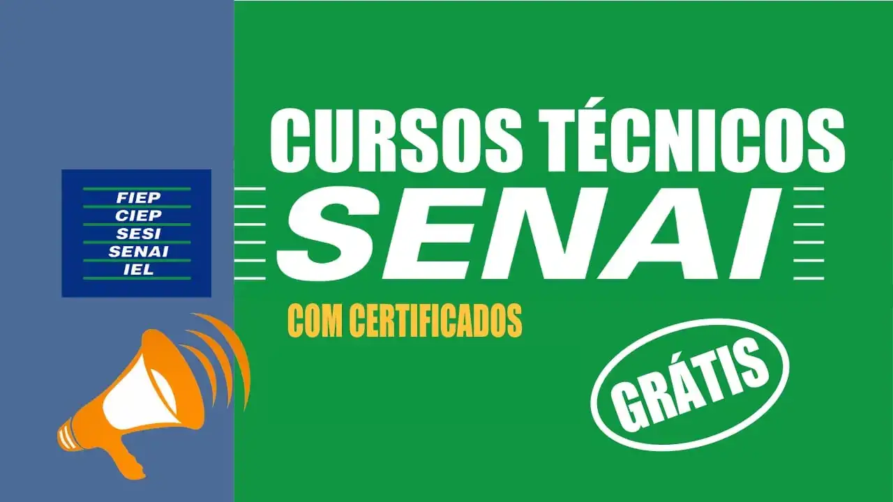 cursos técnicos - senai - cursos gratuitos - segurança do trabalho - mecânica - nível médio - tecnologia