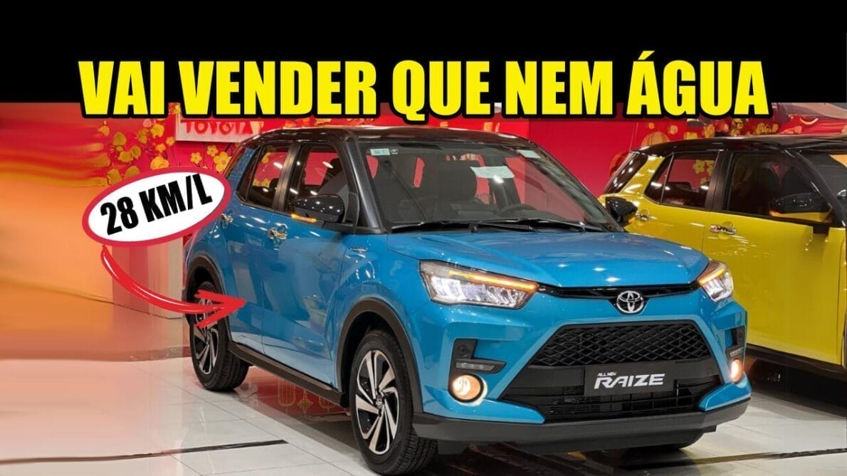 toyota - yaris cross - raize - corolla - SUV - mini SUV - novo carro da toyota - motor
