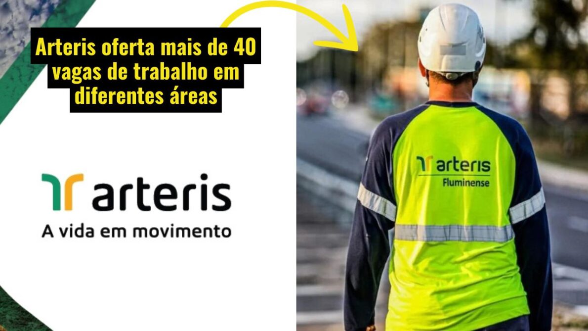 A Arteris, uma das maiores gestoras de rodovias do Brasil, está com 42 vagas de trabalho abertas para diversos perfis; Descubra as oportunidades e saiba como se inscrever