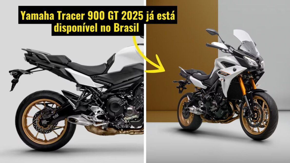 Yamaha Tracer 900 GT 2025 já está disponível no Brasil