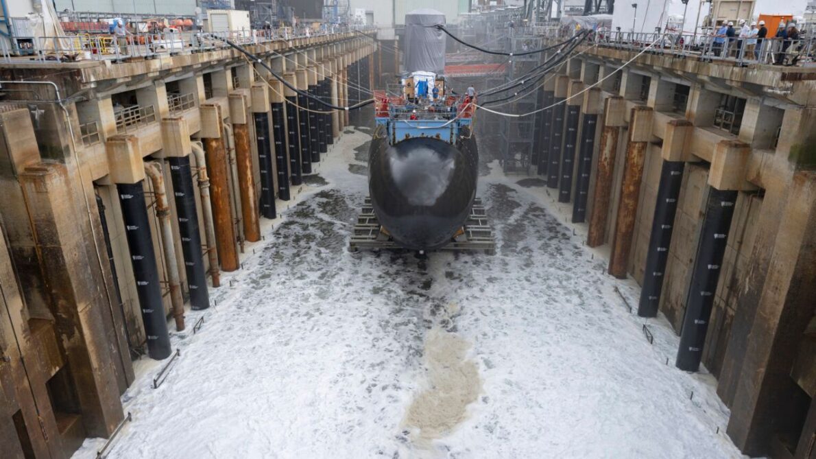 U.S. Navy Just Launched the USS IDAHO, New Nuclear Submarine of the Virginia Class