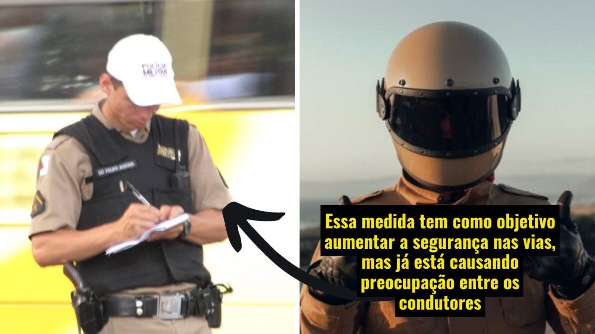 Motoqueiros que não respeitarem a lei dos capacetes enfrentam multas pesadas e suspensão da CNH, além de colocarem a própria vida em risco