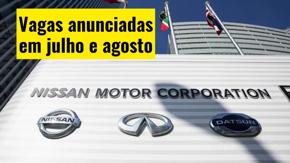 Nissan Motor Corporation precisa de profissionais! Veja as vagas de emprego no Brasil: oportunidades para operadores, designers