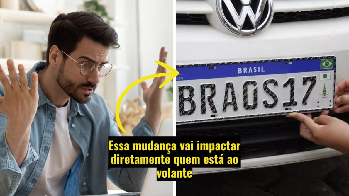 Nova lei das placas foi aprovada, impactando diretamente 74 milhões de motoristas de carros e motos em todo o Brasil
