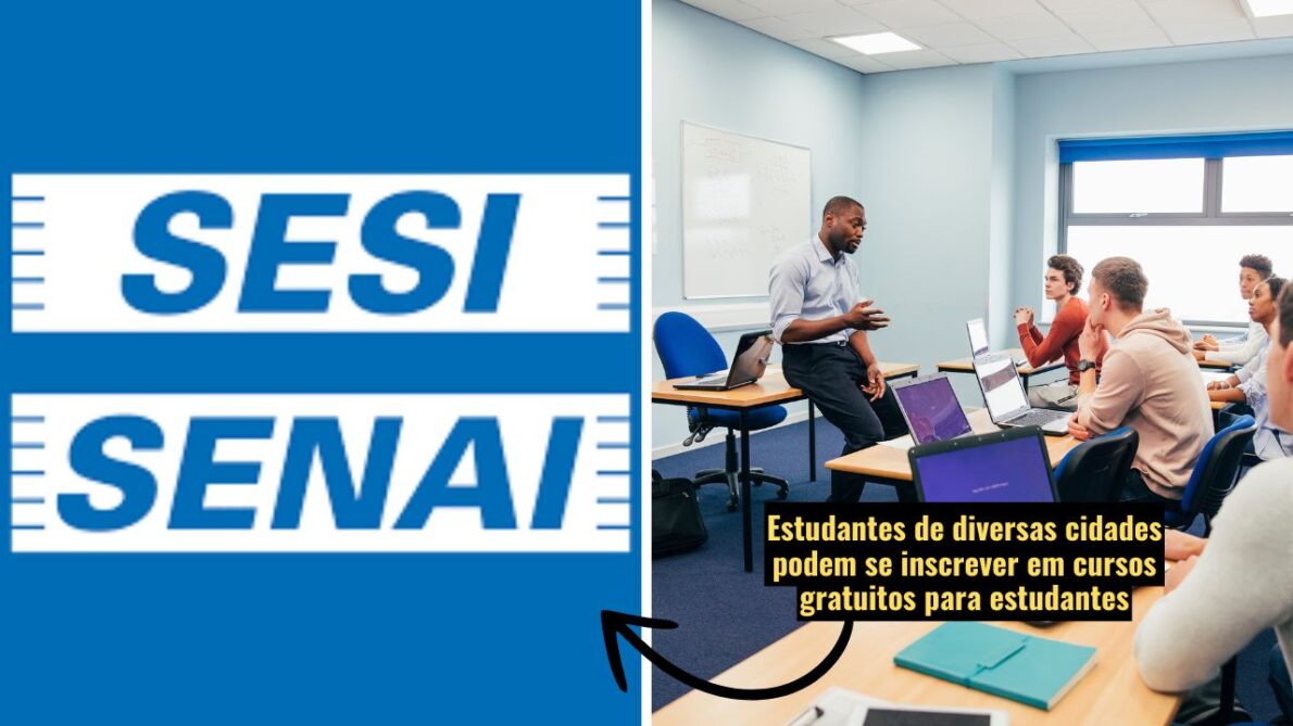 SESI e o SENAI abrem inscrições para 1.330 vagas em cursos gratuitos para estudantes que não concluíram o Ensino Fundamental e Médio