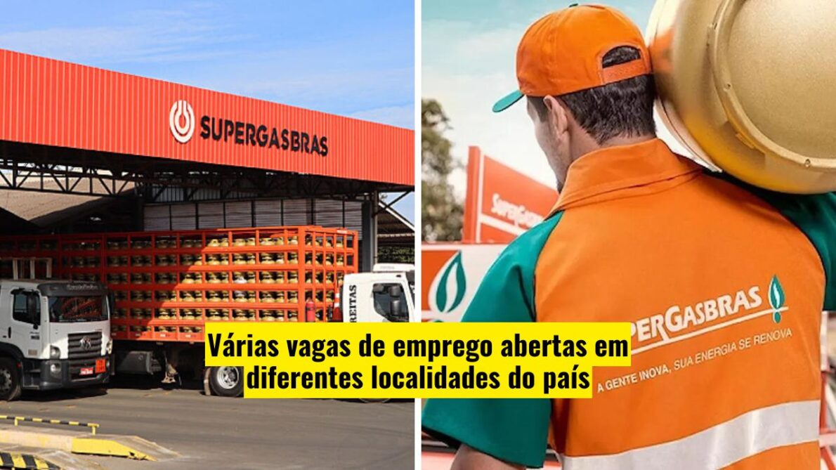 Supergasbras anuncia processo seletivo em várias regiões do Brasil; Oportunidades para motoristas de caminhão, estagiários, assistentes e mais
