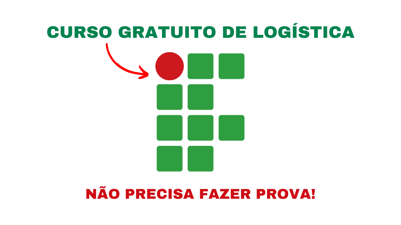 O Instituto Federal está com vagas abertas e busca 40 pessoas que sonham em fazer um curso técnico subsequente em Logística.