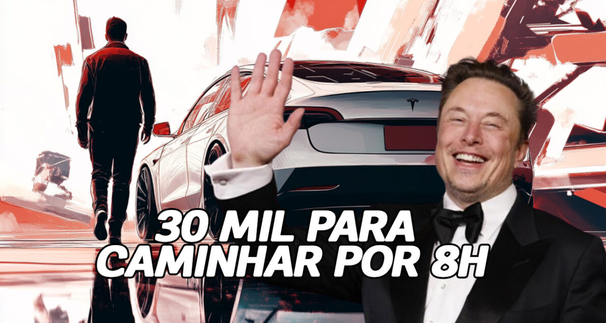 Elon Musk oferece até 30 mil reais para quem caminhar 8 horas por dia, impulsionando uma revolução tecnológica com seus robôs humanoides.