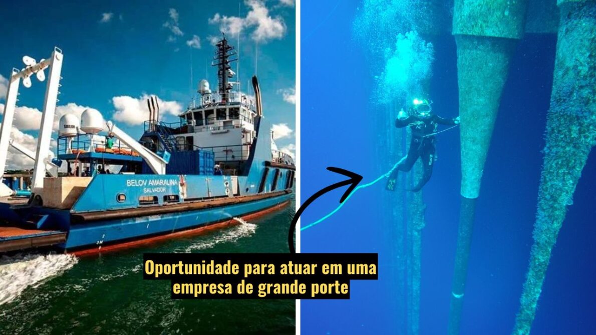 Belov Engenharia está com processo seletivo aberto: Oportunidades em engenharia portuária e subaquática em várias regiões do Brasil