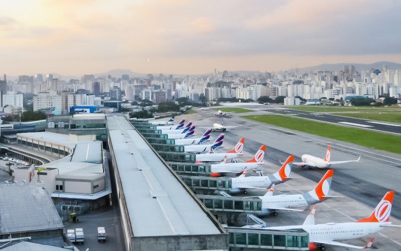 Congonhas is the second busiest airport in Brazil. (Photo: Infraero)