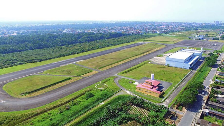 The Itanhaém aerodrome has the capacity to accommodate planes for 100 passengers. (Photo: Disclosure/PMI)