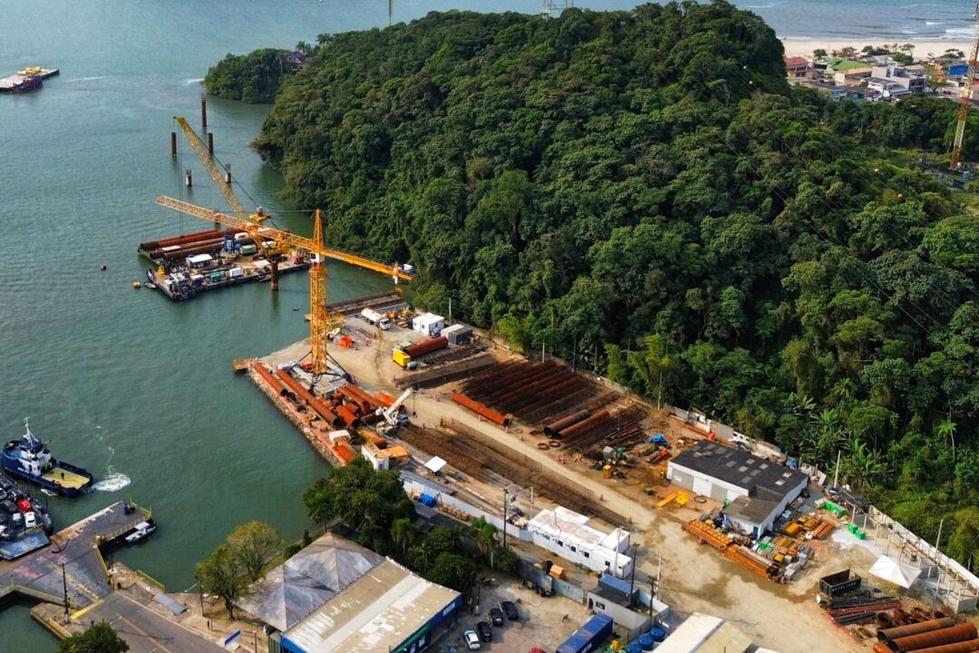 17.7% completed, Guaratuba Bridge project can be monitored in real-time
Photo: DER-PR