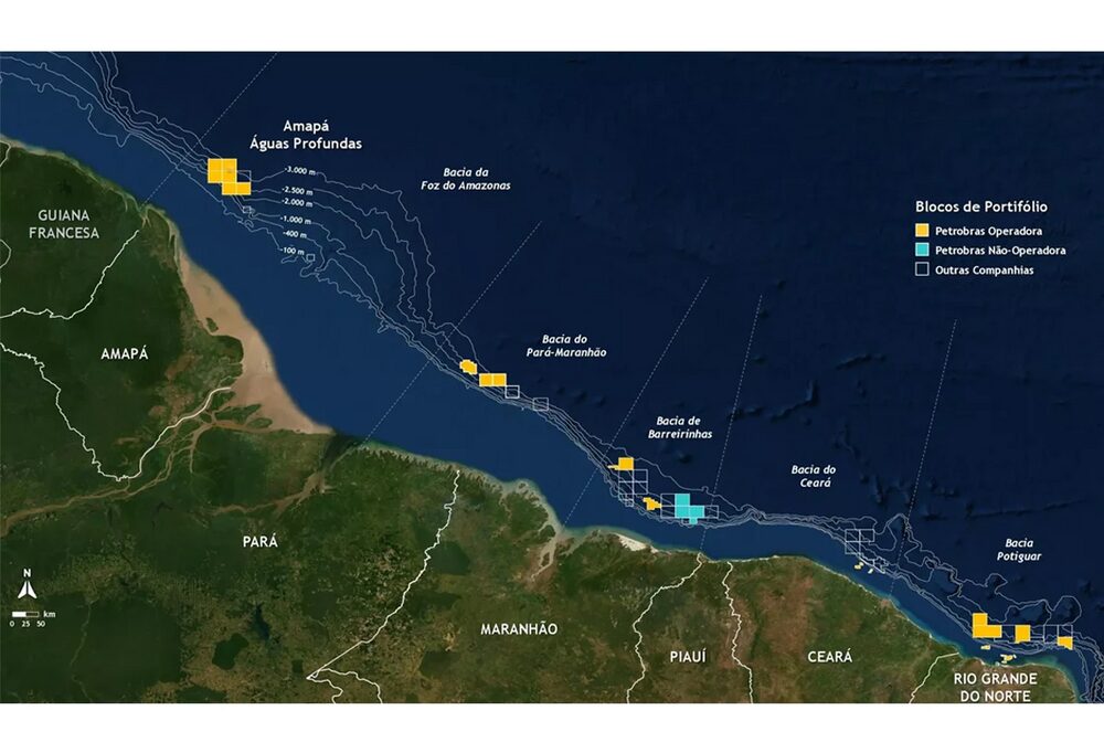 The discovery of the Equatorial Margin, a new oil reserve, could transform Brazil's energy future. (Image/ Petrobras)