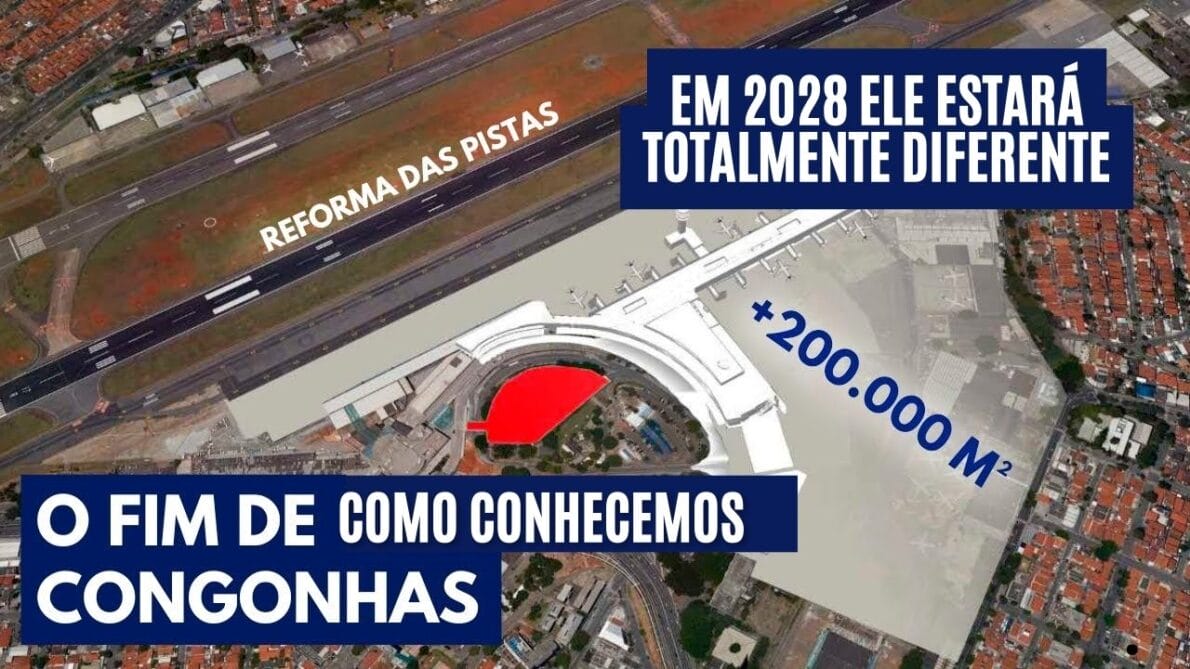 Reforma do aeroporto de Congonhas promete transformação radical e será a maior em andamento na América do Sul