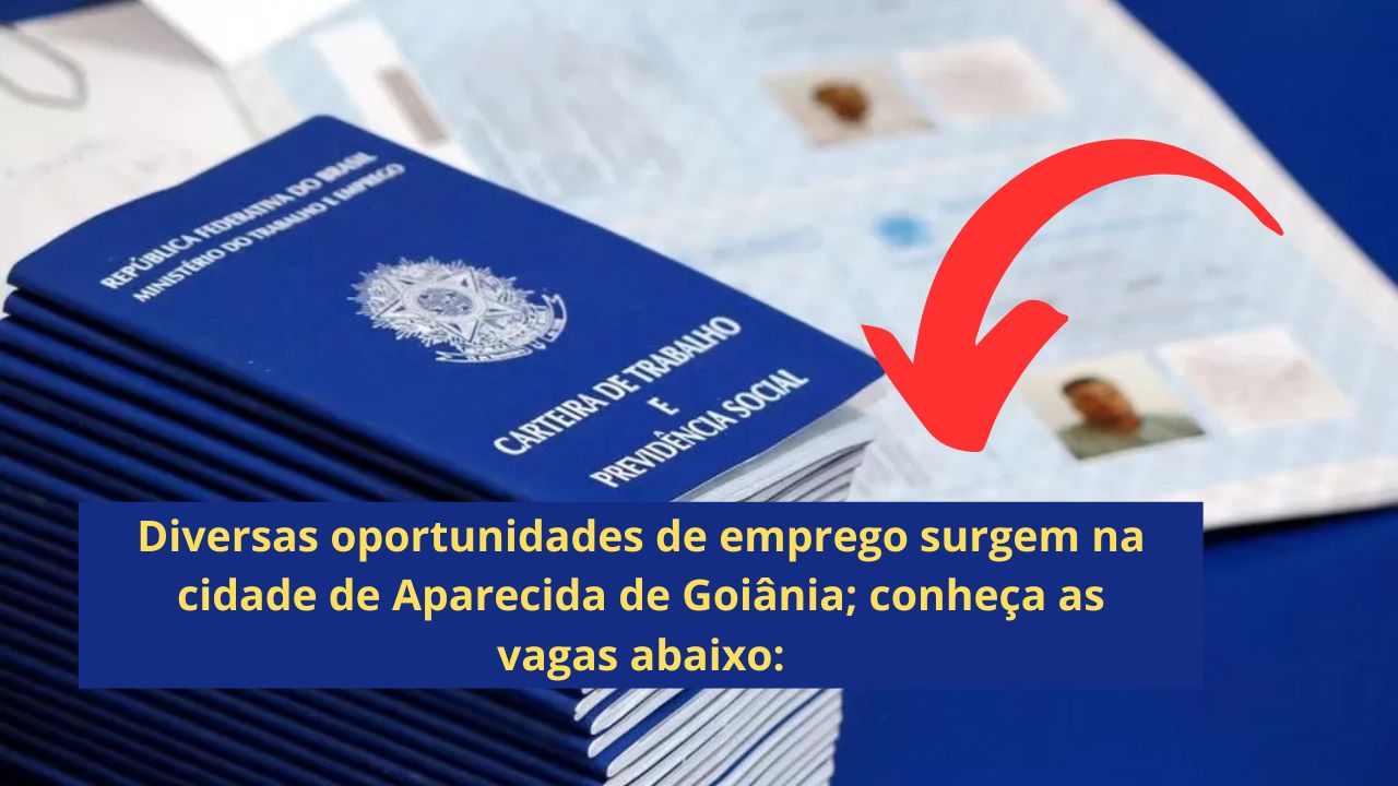 Aparecida começa a semana com 328 vagas de emprego em diversas áreas; saiba como garantir a sua oportunidade