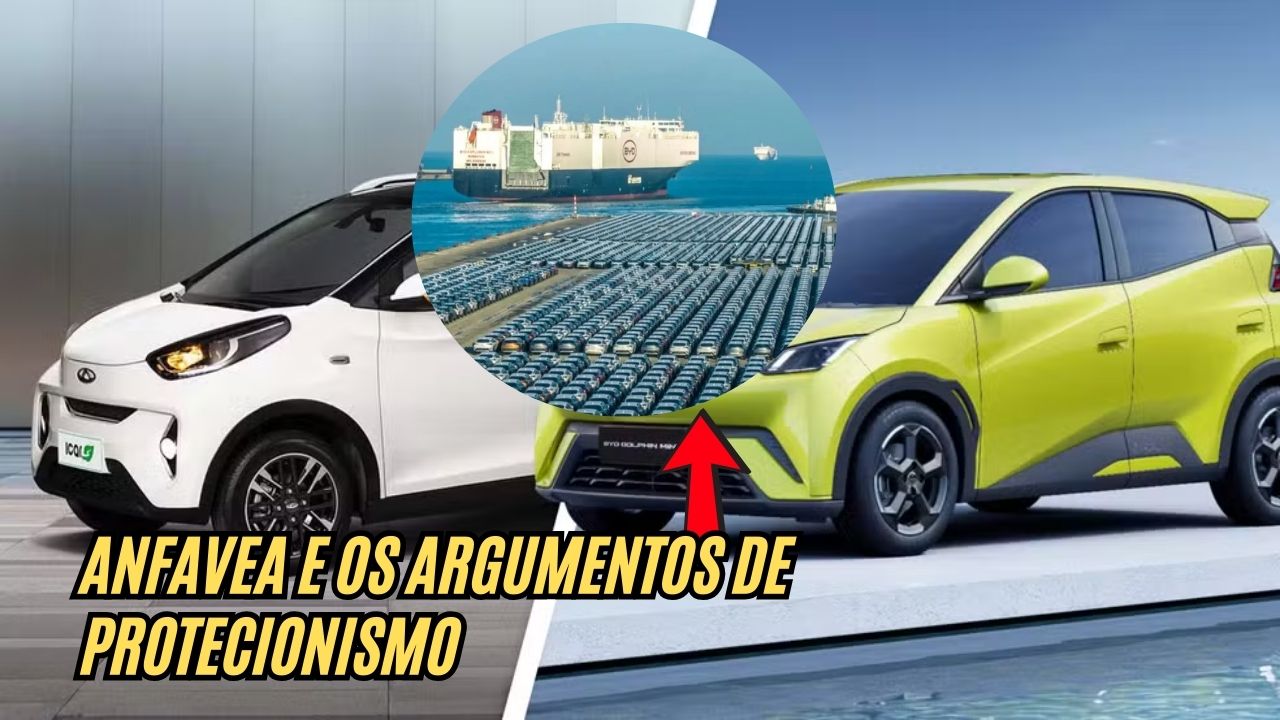 Carros elétricos chegam ao Brasil e deixa a Anfavea em pânico! A disputa que está mexendo com todo o setor automotivo