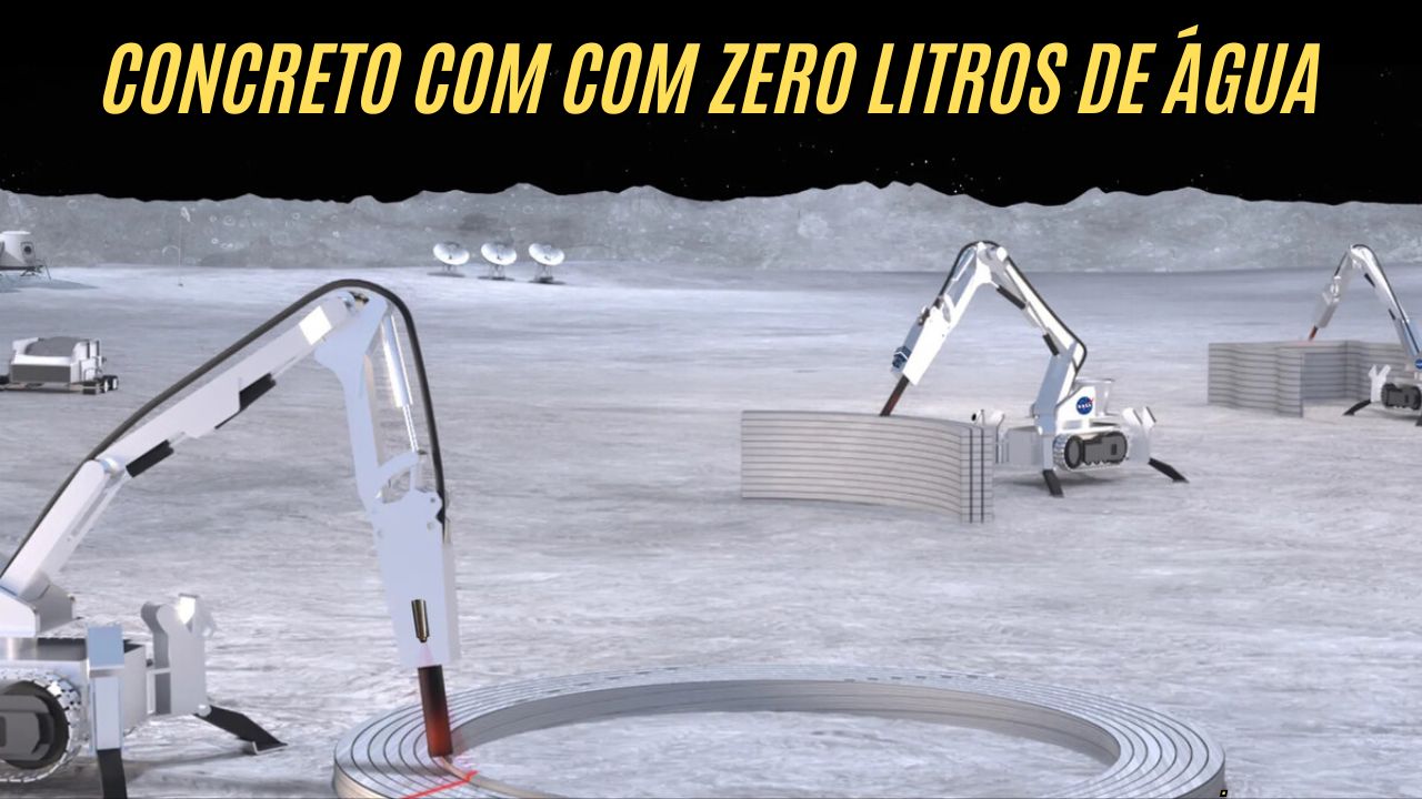 Estamos a um passo do concreto sem água para usar na Lua: a tecnologia que pode mudar 100% das construções na Terra