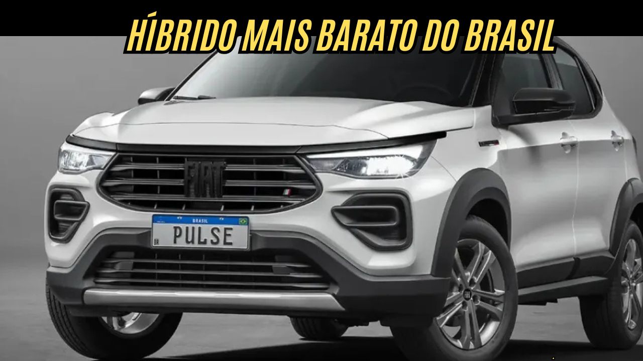 Fiat Pulse híbrido 2025: o híbrido mais barato do Brasil com até 130 cavalos, 9,4 segundos no 0 a 100 e preço de R$ 125 mil!