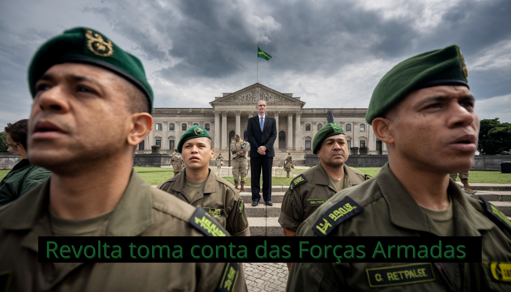 Sargentos denunciam cortes e privilégios de generais nas Forças Armadas. Mobilização em Brasília tenta reverter situação de desigualdade. (Imagem: Reprodução/Canva)