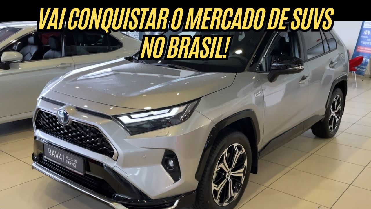 Toyota RAV4 2025 chega com 100% de tração integral e mais 5 novidades que vão mudar o jogo no mercado de SUVs do Brasil!