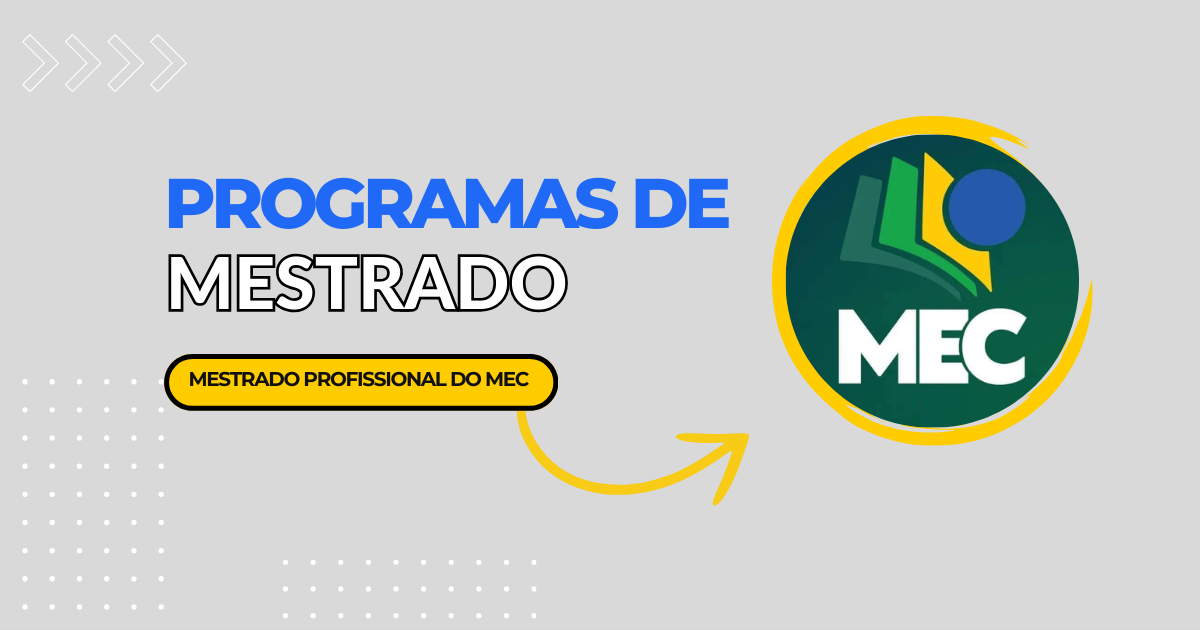 Mestrado gratuito do MEC e IFS capacita profissionais em educação técnica. Inscrições abertas! Saiba como participar dessa chance única.