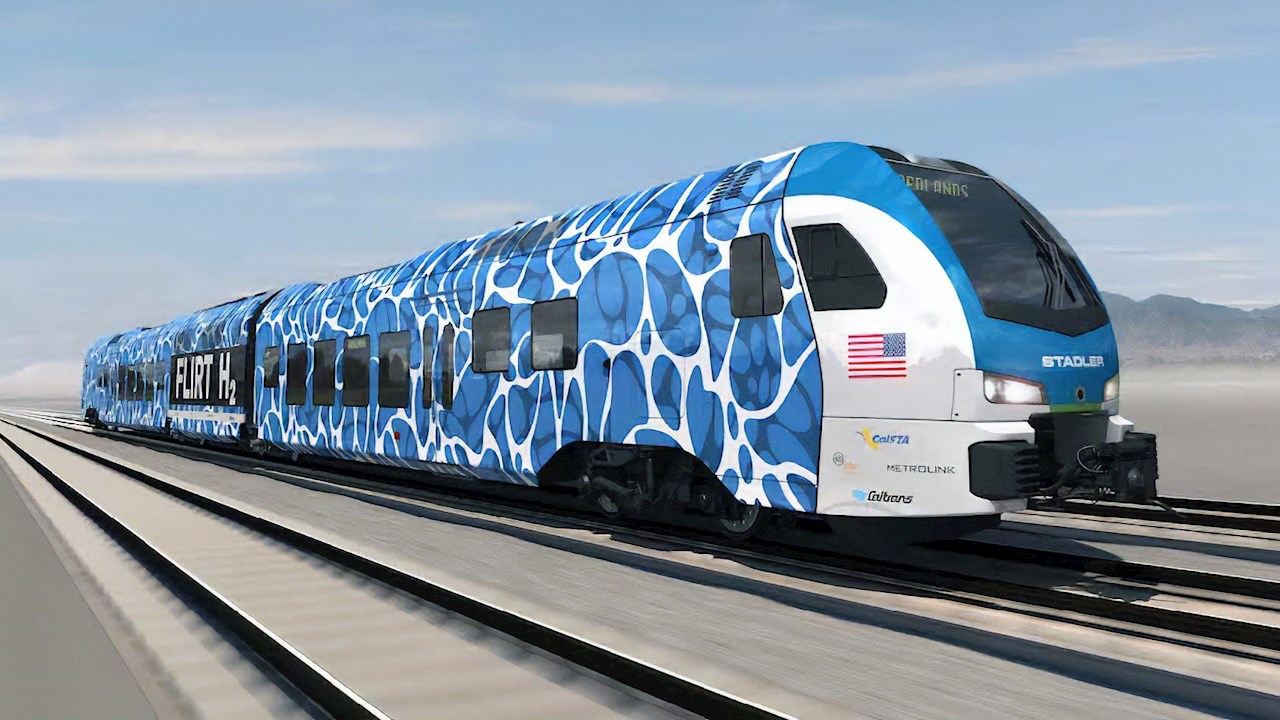 hidrogênio - trem - transporte - flirt - H2