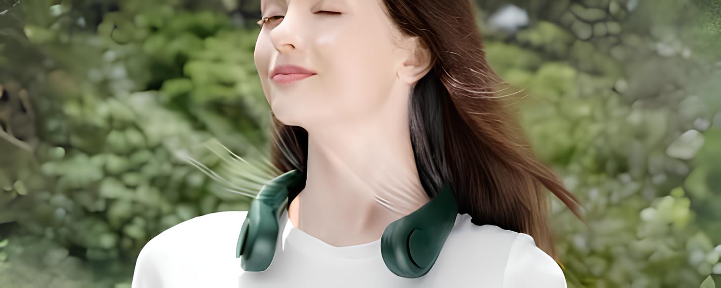 Shopee surpreende com ventilador de pescoço econômico, portátil e eficiente: custa menos de R$ 40 e oferece até 10 horas de uso contínuo!