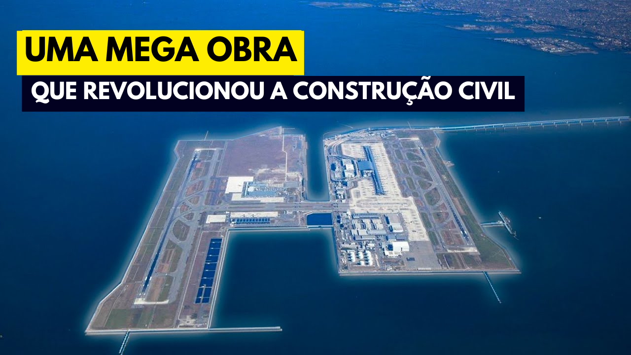 A construção do Aeroporto de Kansai no mar desafiou os limites da engenharia e se tornou um símbolo de inovação no Japão.