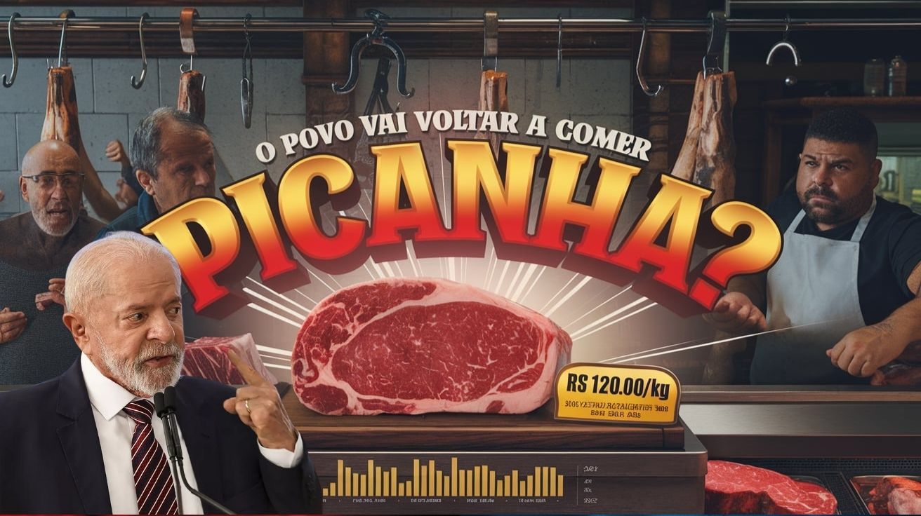 O preço da picanha atinge R$ 120, refletindo desafios no mercado de carne bovina. Impacto no bolso e no churrasco de fim de ano preocupa.