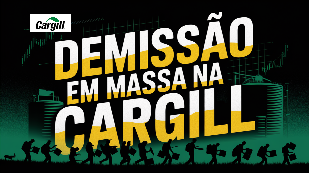 Cargill anuncia demissão de 8.000 funcionários globalmente em reestruturação para enfrentar desafios no mercado de commodities agrícolas.