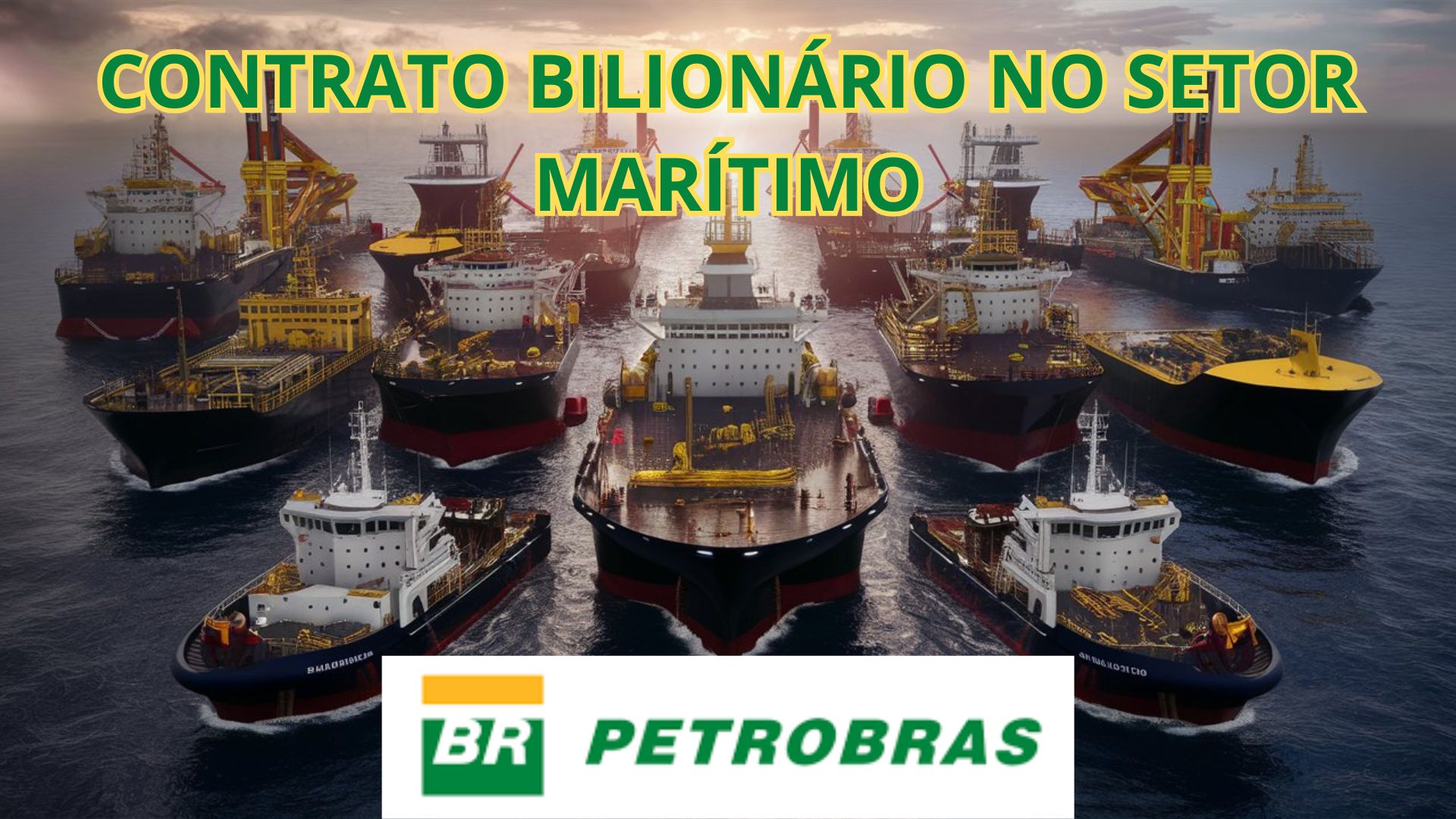 Contrato bilionário no setor marítimo - Petrobras investe em PSVs sustentáveis e gera 11 mil empregos.