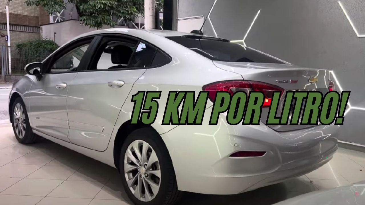 Chevrolet Cruze 2019: 153 CV e economia de 15 km/l: O MELHOR custo benefício de sedan no mercado de seminovo!