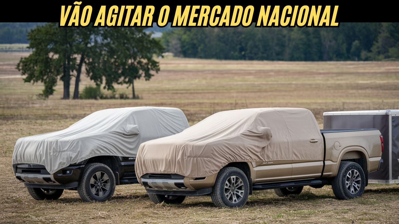 Chevrolet S10 2025 e Volkswagen Amarok 2025 Potência de 258 cavalos, alta tecnologia e disputa de R$ 300 mil no mercado brasileiro!