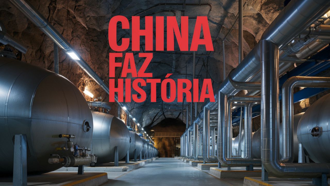 China revoluciona o mundo com o maior projeto de energia de ar comprimido da história