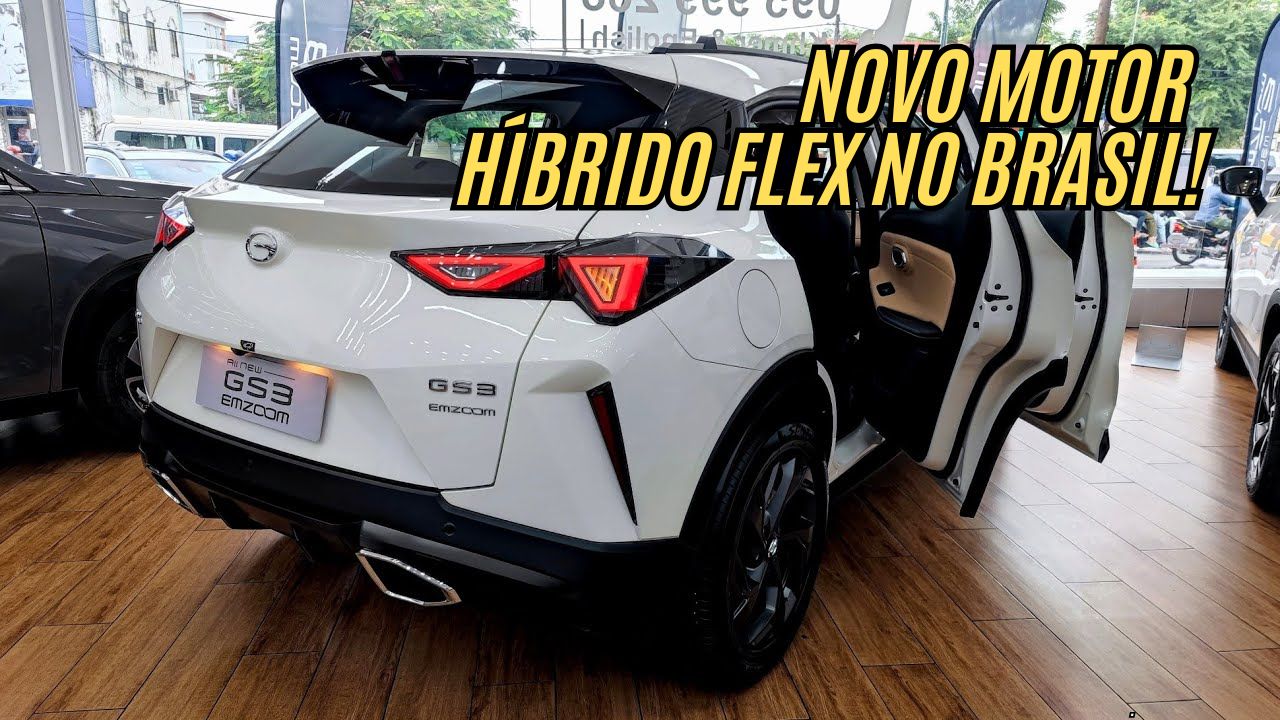 Chinesa GAC investe R$ 120 milhões e promete revolucionar com novo motor híbrido flex no Brasil