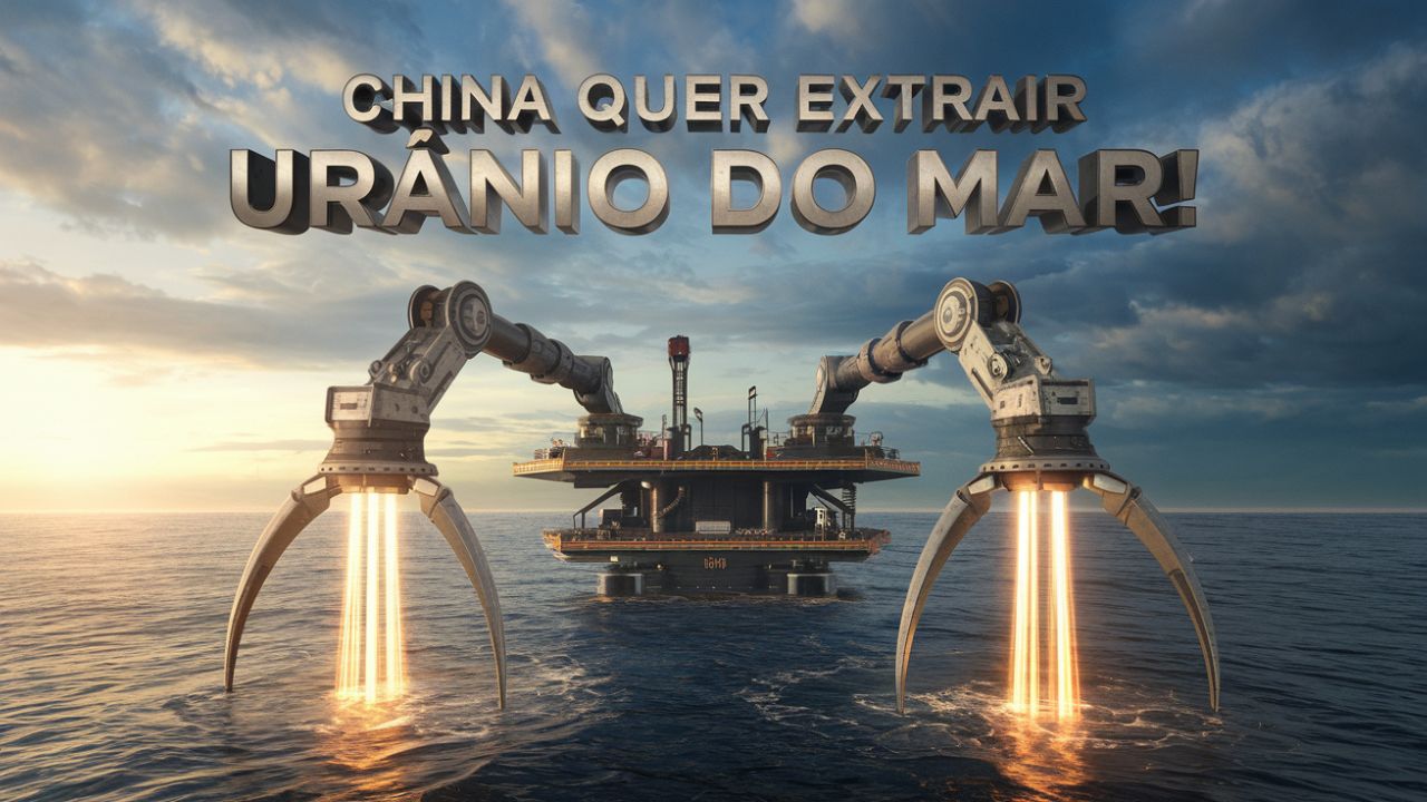 Cientistas chineses criam tecnologia para extrair URÂNIO da água do mar: 4,5 bilhões de toneladas estão nos oceanos!