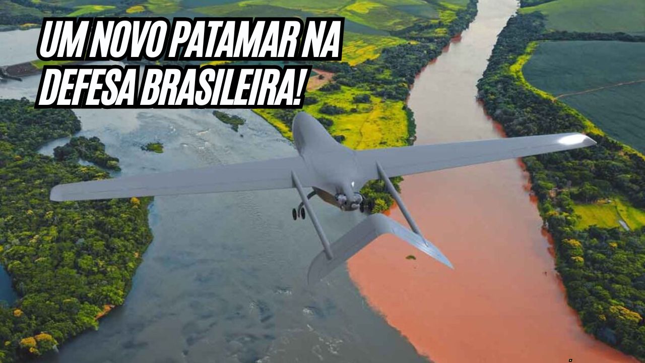 Drone militar Albatroz com turbina 100% nacional alcança 40.000 pés e 250 km/h em marco histórico para o Brasil