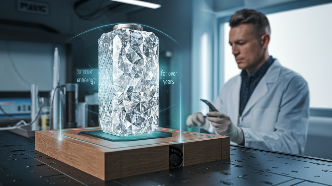 Energia por mais de 5 mil anos! Bateria de diamante surpreende o mundo com tecnologia revolucionária que promete acabar com a dependência de fontes tradicionais de energia!
