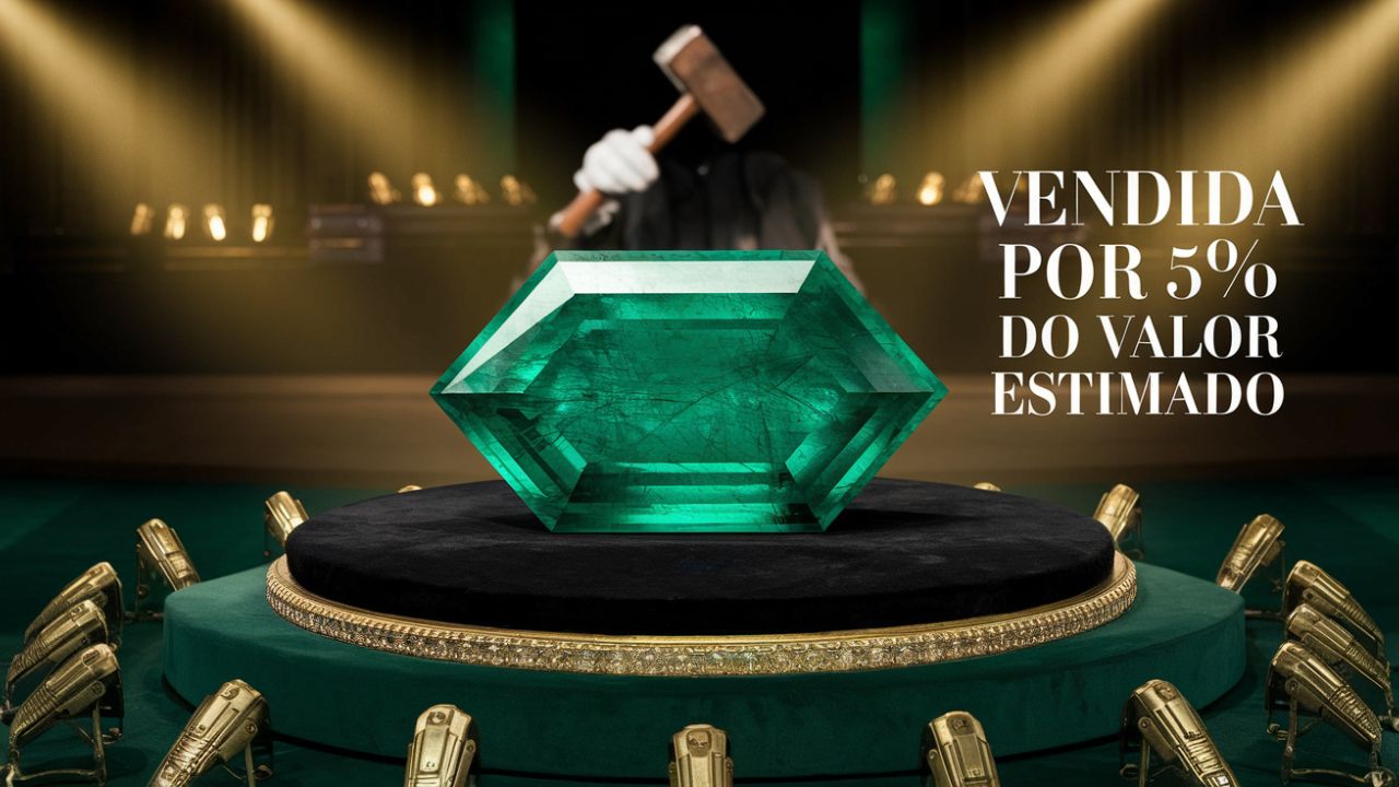 Esmeralda de 69 kg avaliada em R$ 1 bilhão é vendida por apenas R$ 50 milhões na Bahia
