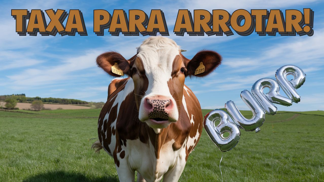 Governo aprova imposto sobre arrotos: Mais de 16 mil toneladas de emissões de gado serão taxadas até 2035