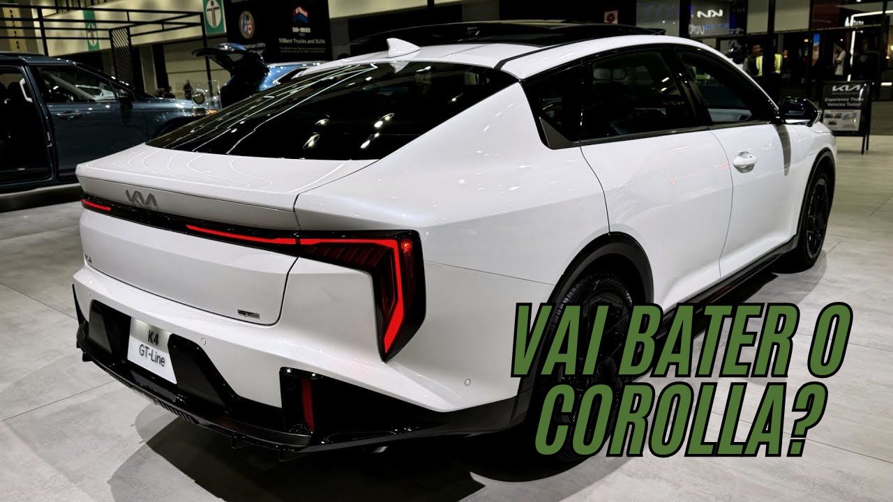 Kia K4: O sedã moderno que chega ao Brasil em 2025 para enfrentar o Toyota Corolla e revolucionar o mercado!