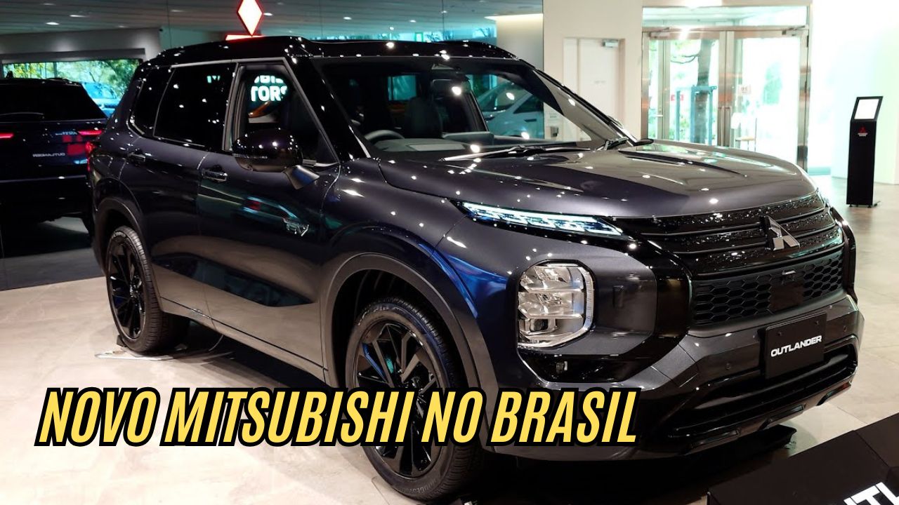 Mitsubishi surpreende: novo híbrido no Brasil chega em 2025 com 302 cv, 86 km de autonomia elétrica e faz 27 km/l!