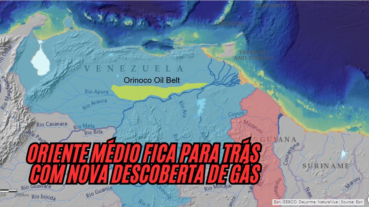 Nova descoberta de gás na América do Sul leva Venezuela a 300,9 BILHÕES de barris, supera Arábia Saudita, Canadá e Iraque, e deixa Oriente Médio comendo poeira!
