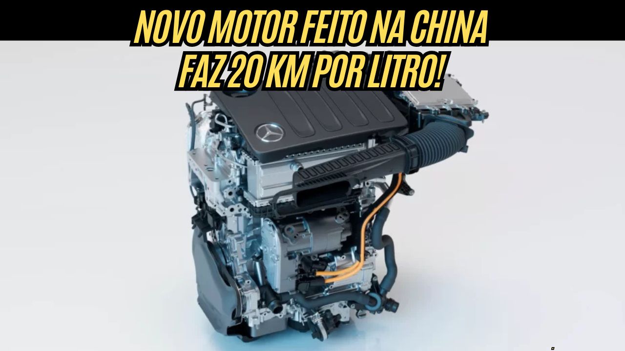 Novo motor Mercedes é produzido na China, promete incríveis 20 km/l, até 190 cv e sistema híbrido revolucionário