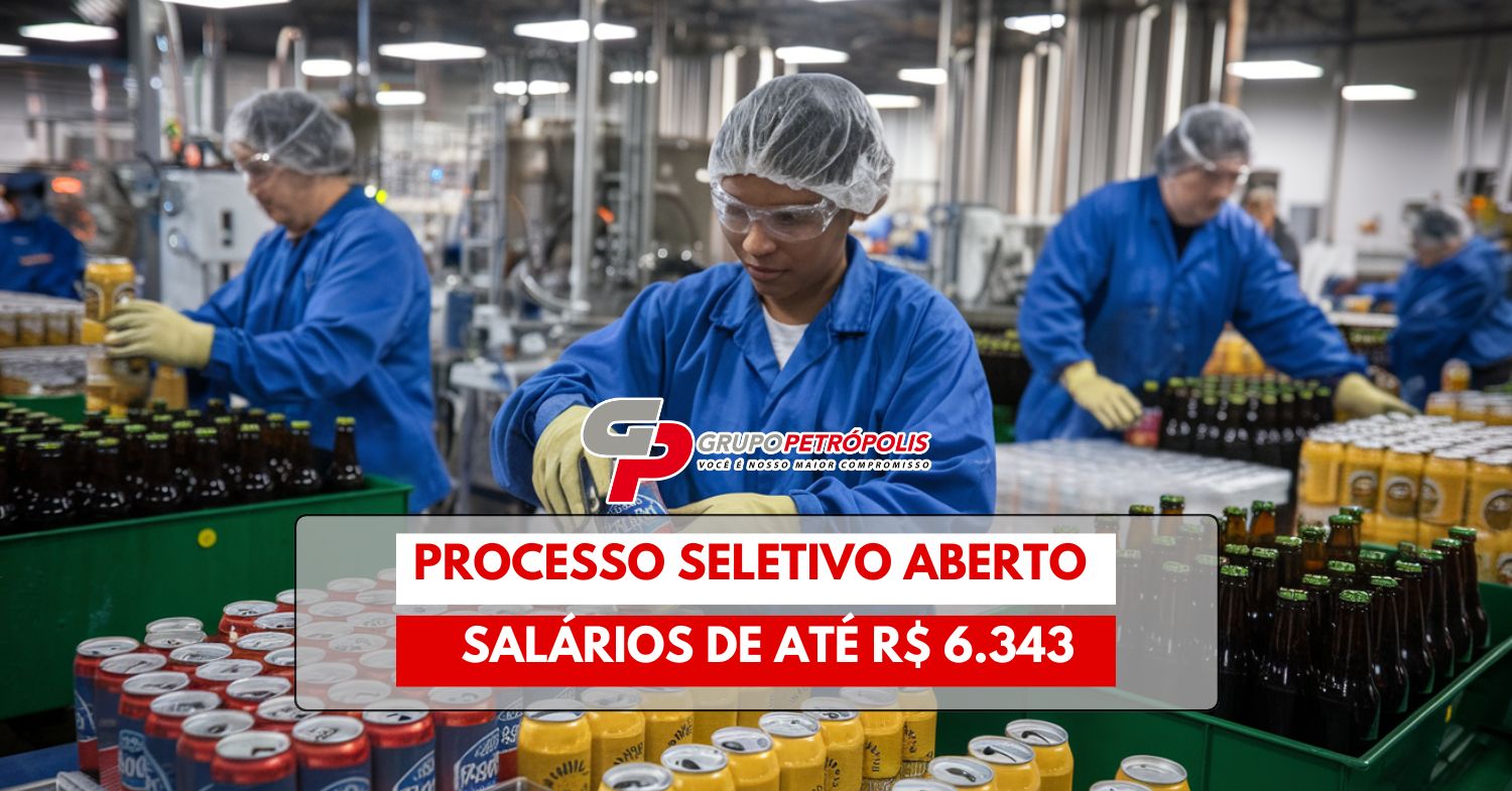 Oportunidades de emprego no Grupo Petrópolis Processo seletivo com remuneração de até R$ 6.343! Mais de 60 vagas de emprego com e sem experiência disponíveis para candidatos de todo o Brasil