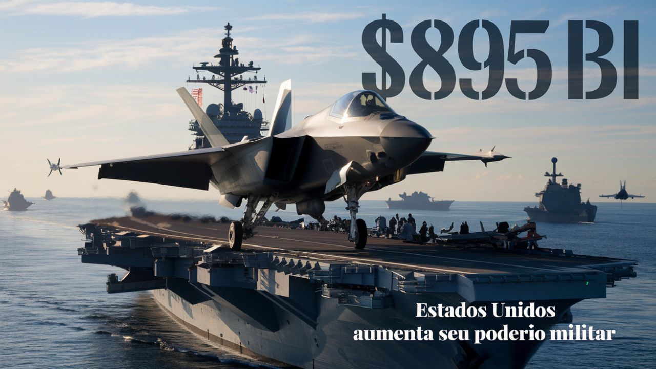 Orçamento militar de $895 bilhões: Estados Unidos equipam 7 navios, 1 porta-aviões e 200 aviões
